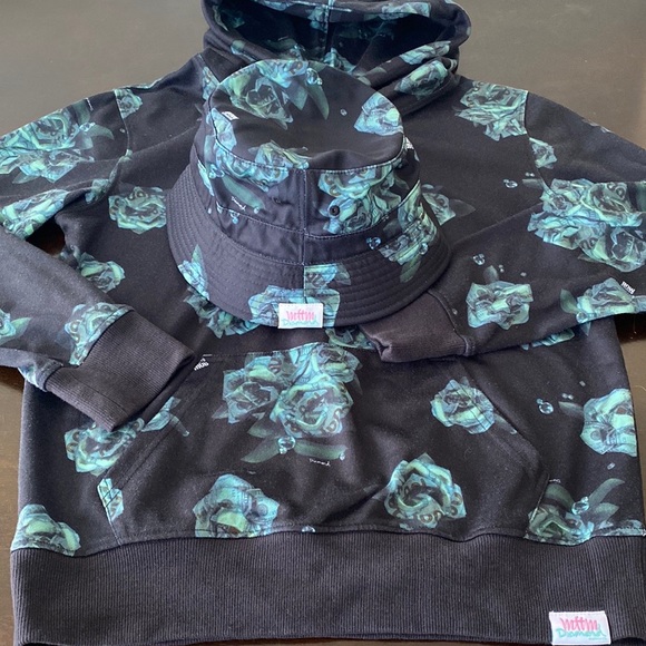 RARE 2015 💎DIAMOND X MOB PULLOVER HOODIE & SUPREME B1 TCH BUCKET HAT SET Size M - Picture 15 of 15